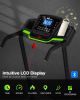 Foldable Treadmill with Incline, Folding Treadmill for Home Electric Treadmill Workout Running Machine, Handrail Controls Speed, Pulse Monitor,APP